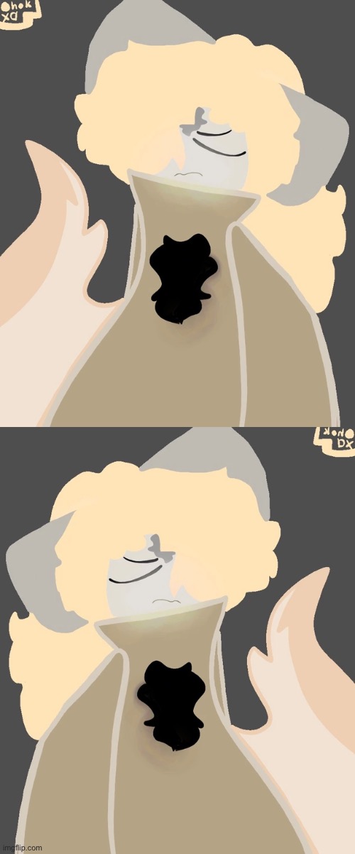ngl i like the bottom one better when it’s the other way- | image tagged in this has no effort,none | made w/ Imgflip meme maker