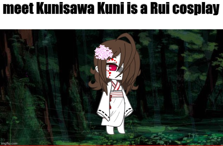 *screams in how to use clip studio paint* | meet Kunisawa Kuni is a Rui cosplay | made w/ Imgflip meme maker