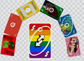 High Quality THE INFINITY UNO Blank Meme Template