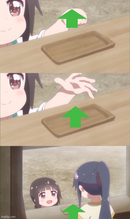 You know what to do | image tagged in yuu buys a cookie | made w/ Imgflip meme maker