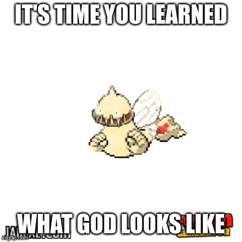 G O D | IT'S TIME YOU LEARNED; WHAT GOD LOOKS LIKE | image tagged in pokemon fusion | made w/ Imgflip meme maker