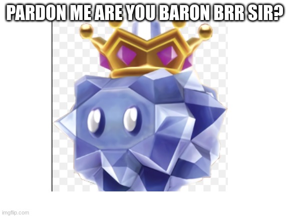 PARDON ME ARE YOU BARON BRR SIR? | made w/ Imgflip meme maker