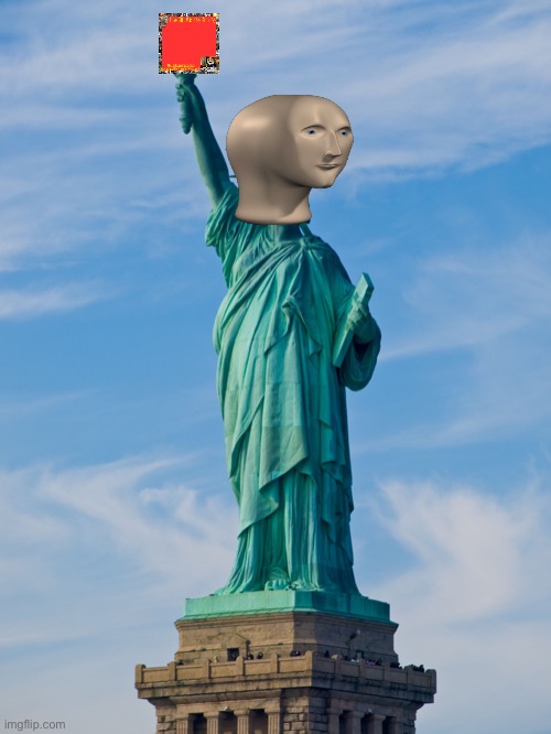 Statue of Liberty agrees so make the right choice and vote IUP. | image tagged in statue of liberty | made w/ Imgflip meme maker