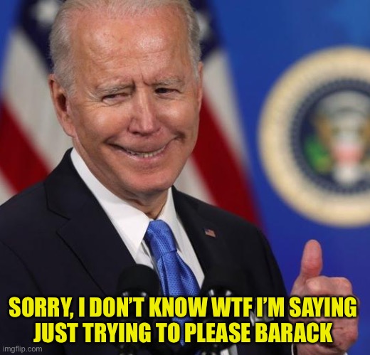 I shat myself | SORRY, I DON’T KNOW WTF I’M SAYING 
JUST TRYING TO PLEASE BARACK | image tagged in i shat myself | made w/ Imgflip meme maker