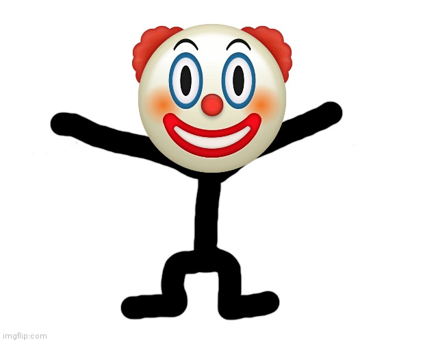 Stick clown | image tagged in stick,clown | made w/ Imgflip meme maker