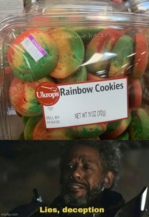 Green and RED? | image tagged in lies deceptions gerrera | made w/ Imgflip meme maker