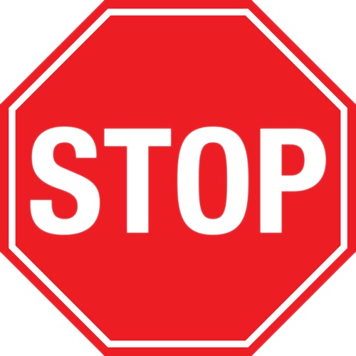 High Quality Stop Sign Blank Meme Template