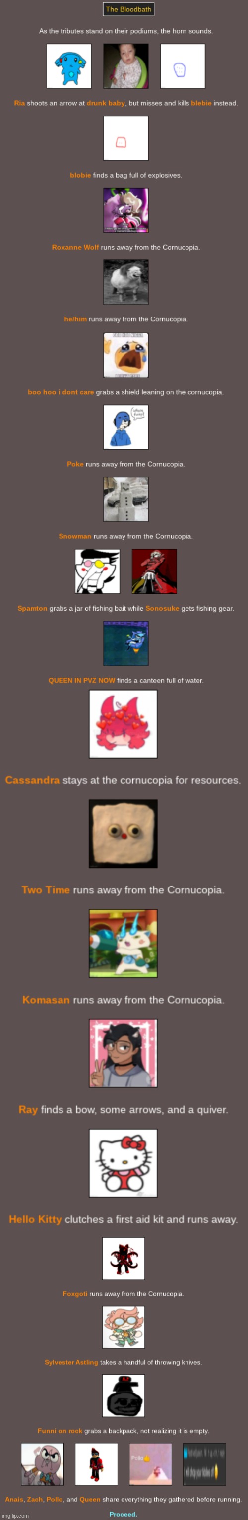 Hunger Games Bloodbath | image tagged in hunger games | made w/ Imgflip meme maker