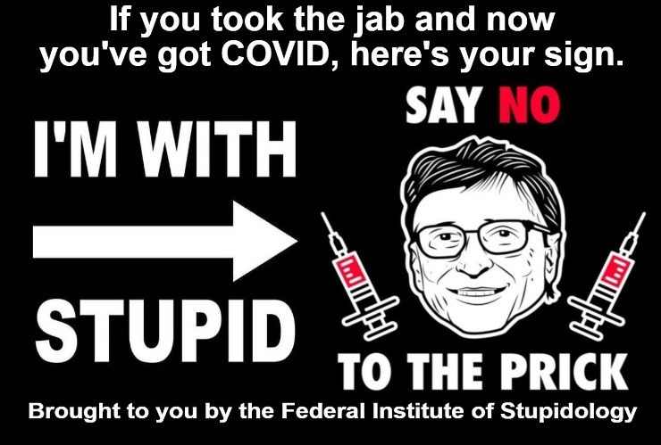 Just say no to the prick! | image tagged in just say no,say no to the prick,bill gates,dr fauci,covidiots,plandemic | made w/ Imgflip meme maker