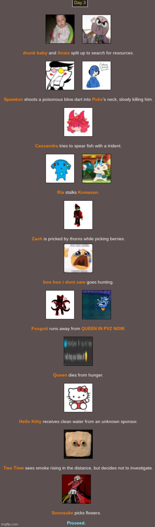 Hunger Games: Day 3 | made w/ Imgflip meme maker