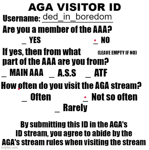 help- | ded_in_boredom | image tagged in aga visitor id | made w/ Imgflip meme maker