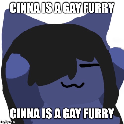 Kuraudo | CINNA IS A GAY FURRY CINNA IS A GAY FURRY | image tagged in kuraudo | made w/ Imgflip meme maker