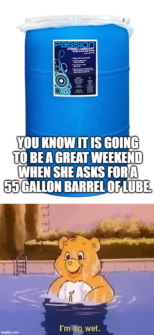 Image tagged in care bear i'm so wet Imgflip