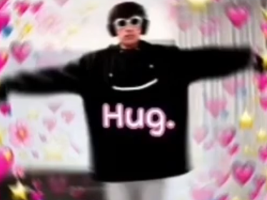 Hug. Blank Meme Template
