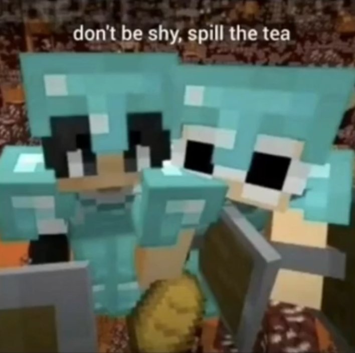 Spill the tea Blank Meme Template
