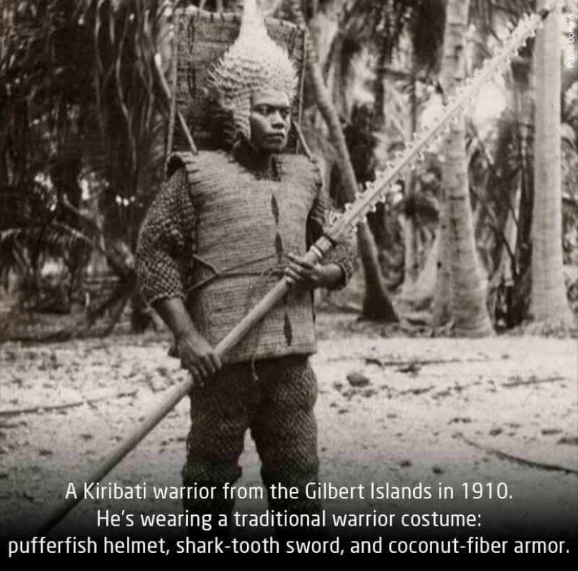 Kiribati warrior Blank Meme Template