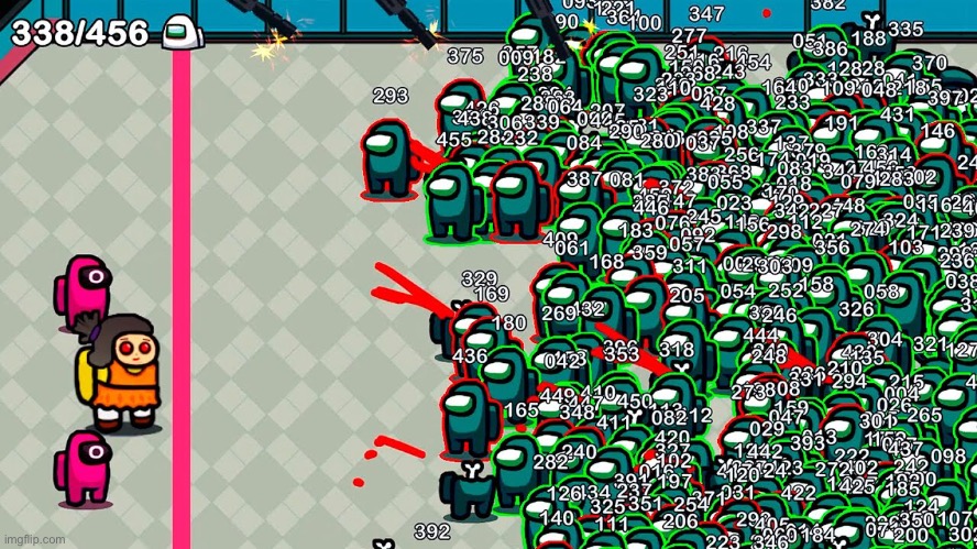 internet stuff lol | image tagged in among us,squid game,funny | made w/ Imgflip meme maker