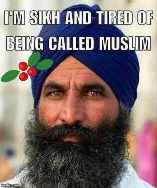 Sikh | image tagged in i'm tired of pretending it's not | made w/ Imgflip meme maker