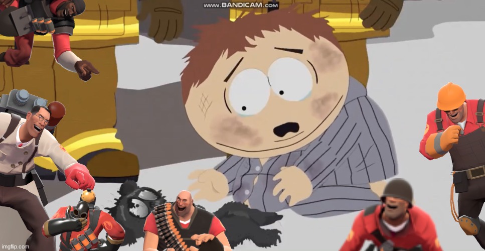 Schadenfreude part 01 | image tagged in cartman crying over something,team fortress 2,south park | made w/ Imgflip meme maker