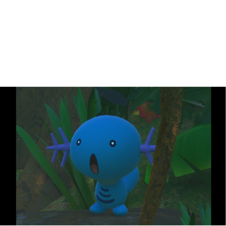 High Quality Surprise Wooper Blank Meme Template