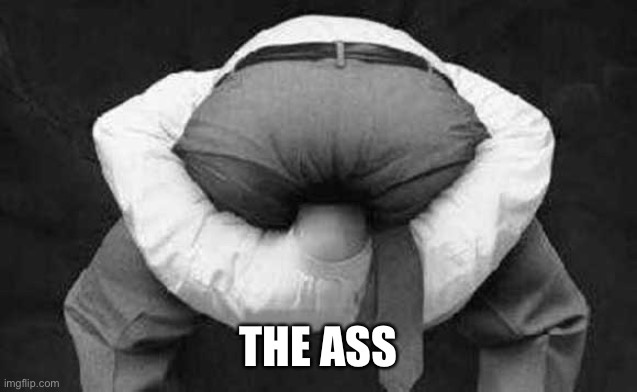 Head up ass  | THE ASS | image tagged in head up ass | made w/ Imgflip meme maker
