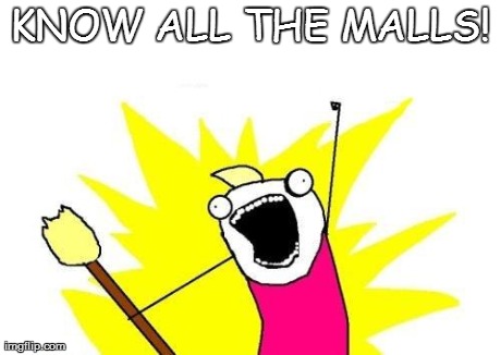 X All The Y Meme | KNOW ALL THE MALLS! | image tagged in memes,x all the y | made w/ Imgflip meme maker