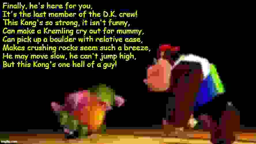 Chunky Kong DK rap | image tagged in chunky kong dk rap | made w/ Imgflip meme maker