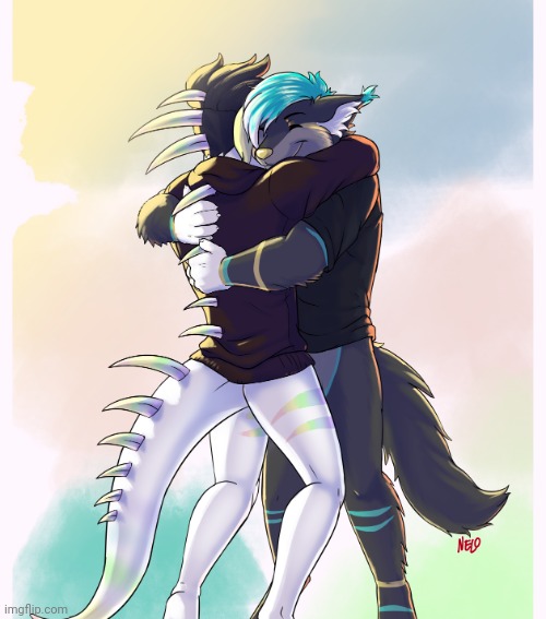 furries hug | image tagged in furries hug | made w/ Imgflip meme maker