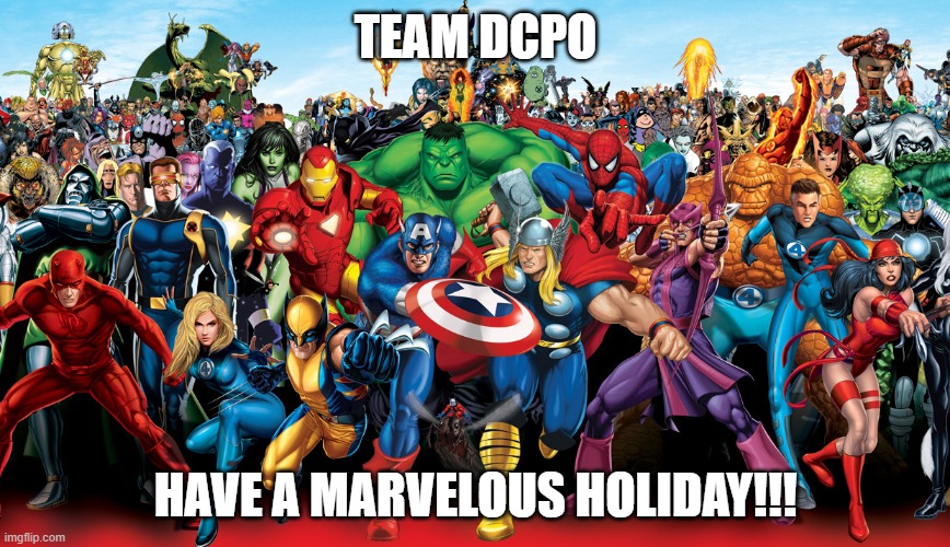 Marvelous Birthday Luca | TEAM DCPO; HAVE A MARVELOUS HOLIDAY!!! | image tagged in marvelous birthday luca | made w/ Imgflip meme maker