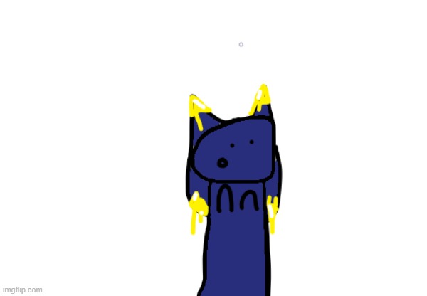 i drew kawaii's oc drizzle because... i could | made w/ Imgflip meme maker