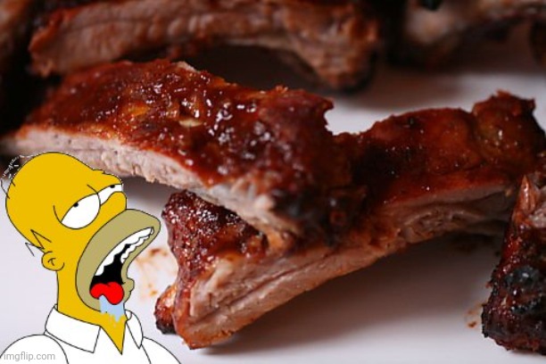 homer ribs | image tagged in homer ribs | made w/ Imgflip meme maker