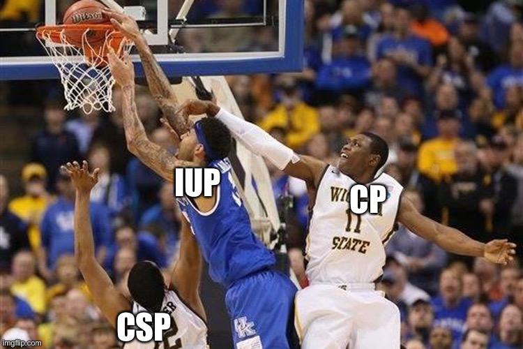 Vote for the only party everyone can trust. Vote IUP. | IUP; CP; CSP | made w/ Imgflip meme maker