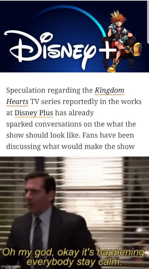 :0 | image tagged in oh my god okay it's happening everybody stay calm,disney,kingdom hearts,anime | made w/ Imgflip meme maker