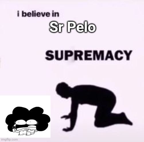 I believe in supremacy | Sr Pelo | image tagged in i believe in supremacy | made w/ Imgflip meme maker
