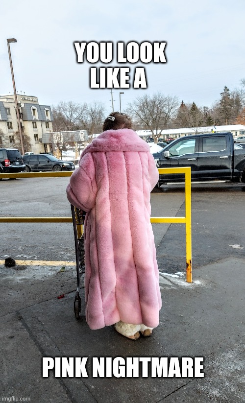A Christmas Story | YOU LOOK LIKE A; PINK NIGHTMARE | image tagged in pink nightmare,ralphie,a christmas story | made w/ Imgflip meme maker