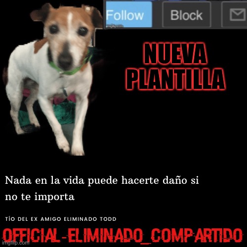 Hablando español ahora | NUEVA PLANTILLA | image tagged in deleted s spanish announcement temp | made w/ Imgflip meme maker