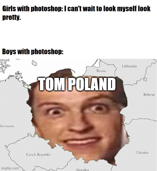 Tom Poland |  TOM POLAND | image tagged in tom holland,spiderman,peter parker,poland | made w/ Imgflip meme maker