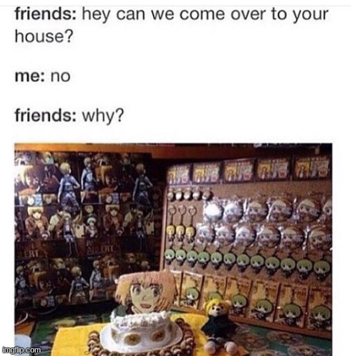 Rare image of what my room(s) will probably look like after Christmas and my birthday | made w/ Imgflip meme maker