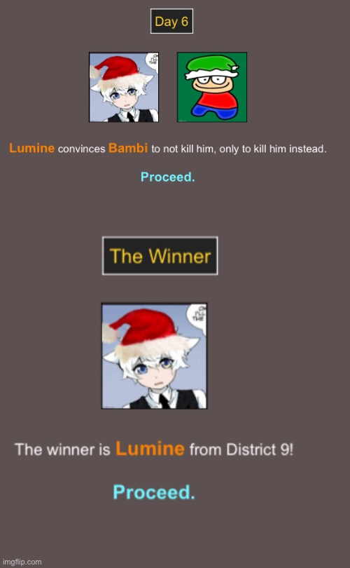 Rip bambi congrats Lumine | made w/ Imgflip meme maker