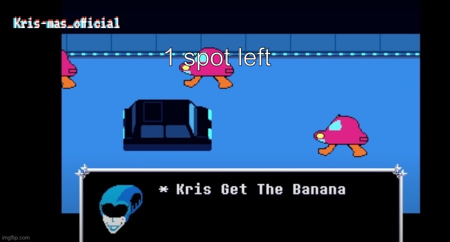 Krises queen temp (thanks Akifhaziq) | 1 spot left | image tagged in krises queen temp thanks akifhaziq | made w/ Imgflip meme maker