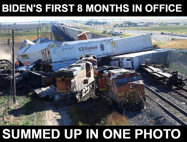 Let's Go, Brandon! | image tagged in biden train,train wreck,lets go brandon,fuck joe biden,lgbfjb,dementia joe biden | made w/ Imgflip meme maker