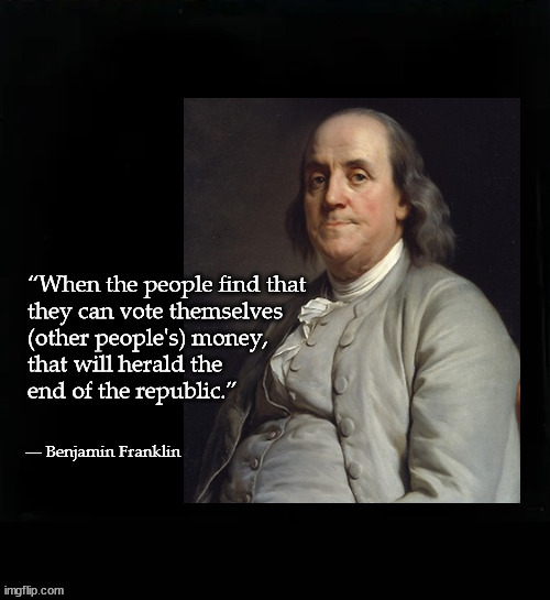 the end of the republic | image tagged in ben franklin quote | made w/ Imgflip meme maker