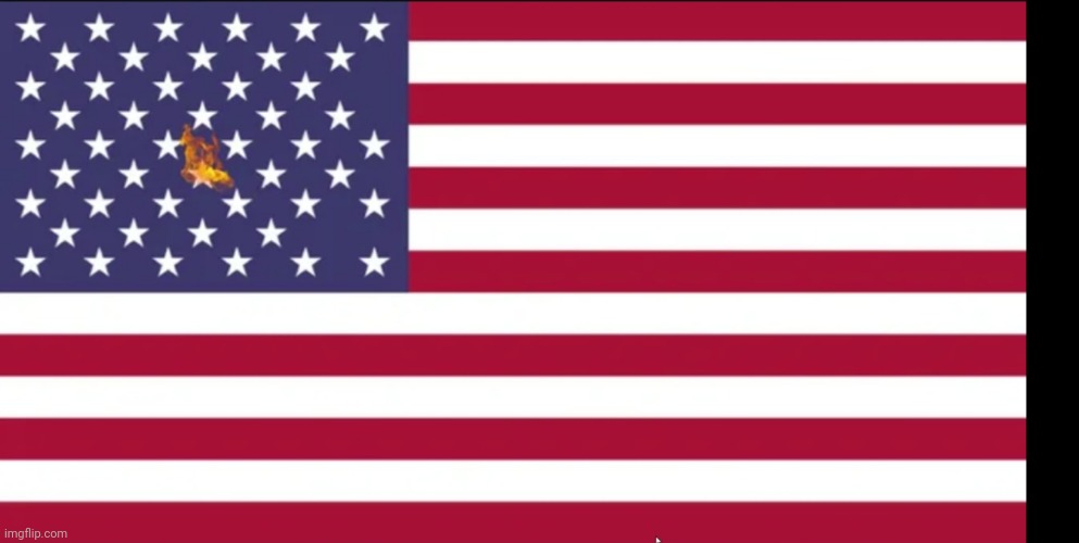 The US flag but I removed the 17th star because I don't believe in Ohio | made w/ Imgflip meme maker