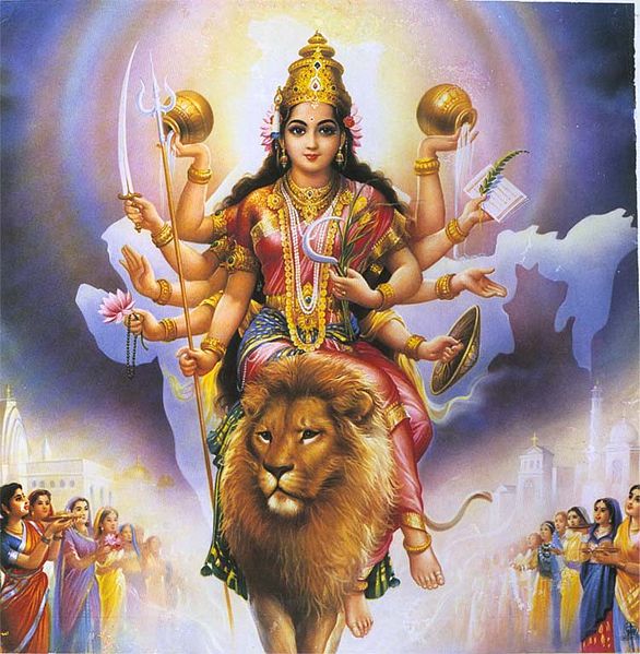 High Quality Hindu goddess Blank Meme Template