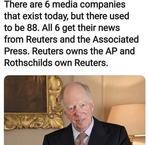 The Rothschilds Control the Mainstream Media | image tagged in rothschilds,msm lies,mainstream media,media bias,biased media,media lies | made w/ Imgflip meme maker