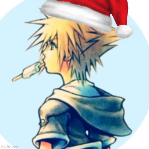 Christmas sora | image tagged in kingdom hearts | made w/ Imgflip meme maker