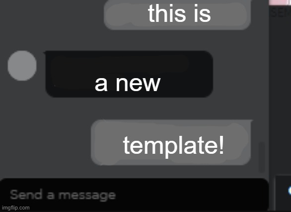 repost but change the conversation | this is; a new; template! | image tagged in roblox conversations | made w/ Imgflip meme maker