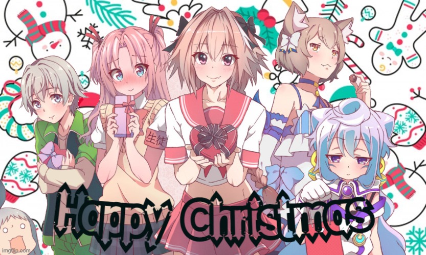 merry christmas | image tagged in merry christmas,femboy,happy birthday,jesus | made w/ Imgflip meme maker