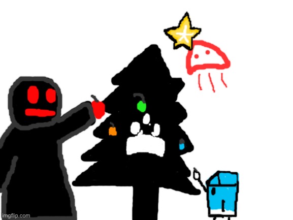They decortin the crarlogs tree | image tagged in blank white template | made w/ Imgflip meme maker
