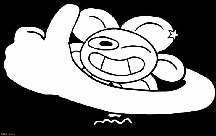 Flowey approves | image tagged in flowey approves | made w/ Imgflip meme maker